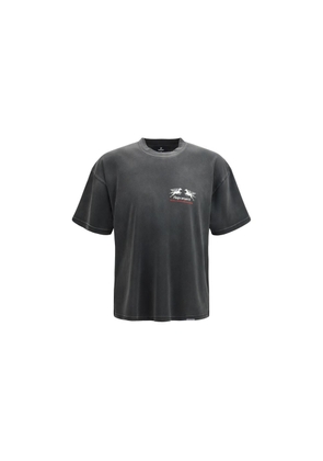 Represent Gray Cotton T-Shirt - L