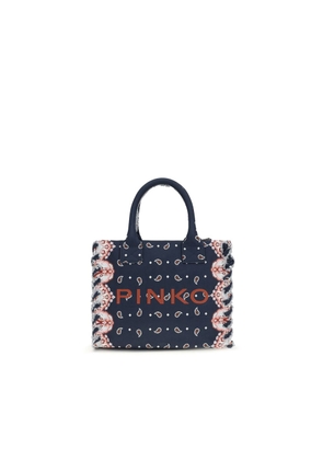 PINKO Multicolor Cotton Shoulder Bag