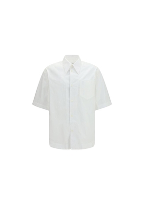 Ami Paris White Cotton Shortsleeve Shirt - L