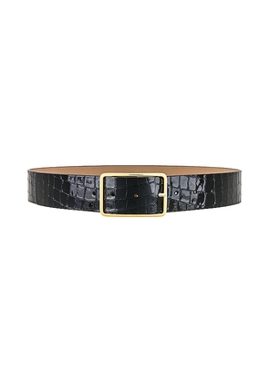 B-Low the Belt Milla Croco Luster Belt in Black. Size S. Also in L.
