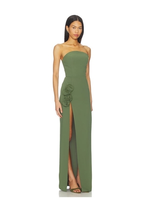 Amanda Uprichard x REVOLVE Wolfe Gown in Green. Size M. Also in L, XL.