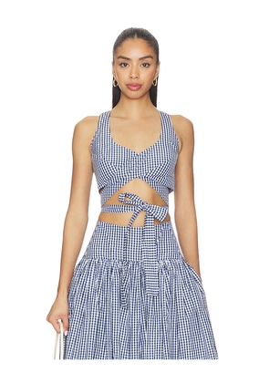 Alexis Lex Top in Navy,White. Size L. Also in M, S, XS.