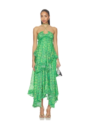 Alexis Sidi Dress in Green. Size L. Also in M, S, XS.