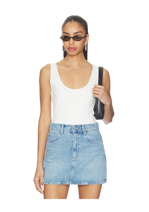 Artless Forever Inez Scoop Tank in Cream. Size L. Also in M, S, XL, XS, XXS.