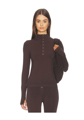 CORDOVA Vail Top in Chocolate. Size M/L. Also in XS/S.