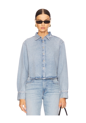 FRAME The Swing Shirt in Blue. Size S. Also in XL.