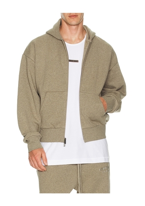 Fear of God ESSENTIALS Classic Fit Fleece Zip Up in Grey. Size S. Also in M.