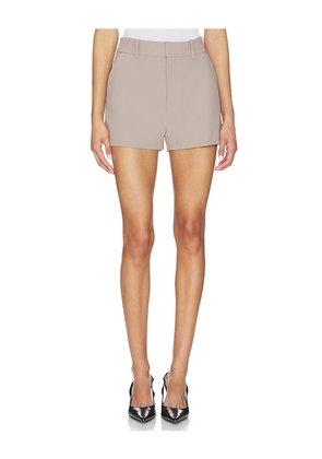 Favorite Daughter The Favorite Mini Short in Taupe. Size 0. Also in 10, 12, 2, 4, 6, 8.