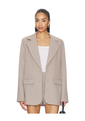 Favorite Daughter The Favorite Oversized Blazer in Taupe. Size L. Also in M, S, XS.