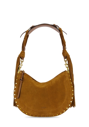 Isabel Marant Oskan Soft Zip Bag in Cognac.