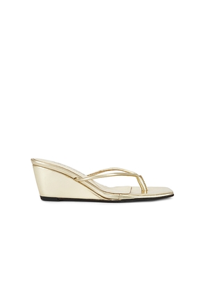 Jeffrey Campbell Simplicity Sandal in Metallic Gold. Size 10. Also in 6, 7, 8, 9.