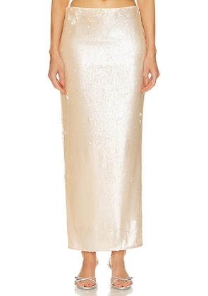 Lovers and Friends x Bridget Lilium Skirt in Beige. Size M. Also in S.