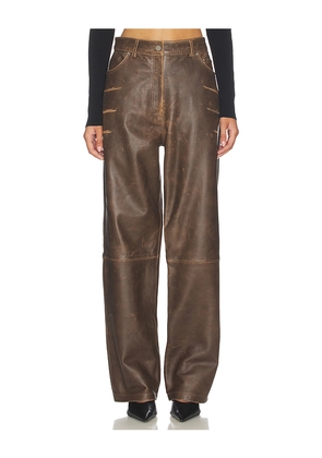 MANOKHI Mojave Pants in Brown. Size L. Also in M, S, XS.