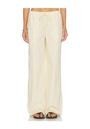 Lovers and Friends Edith Pant in Ivory. Size L. Also in M, S, XL, XS, XXS.