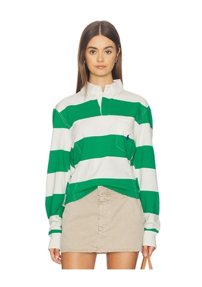Polo Ralph Lauren Vintage Long Sleeve Polo Top in Green. Size M. Also in S, XL, XS.