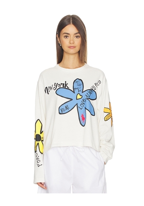 Polo Ralph Lauren Jersey Crewneck Sweater in White. Size L. Also in M, S, XL, XS, XXS.