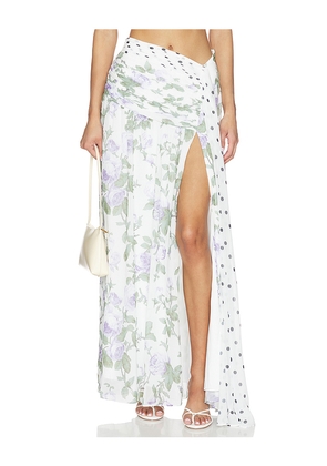 Sonya Moda India Skirt in White. Size L. Also in M, S, XL, XS.