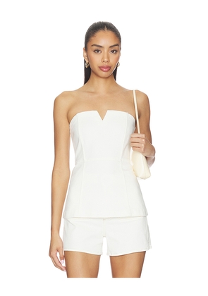 PAIGE Fiana Top in White. Size 0. Also in 00, 10, 12, 14, 2, 4, 6, 8.