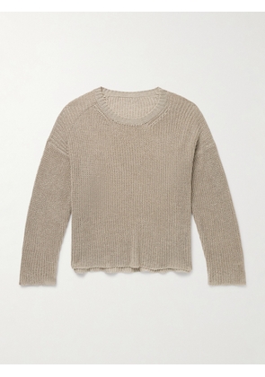 Stòffa - Linen Sweater - Men - Brown - IT 46