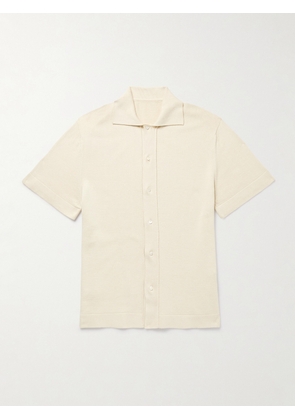 Stòffa - Cotton-Mouliné Shirt - Men - Neutrals - IT 46