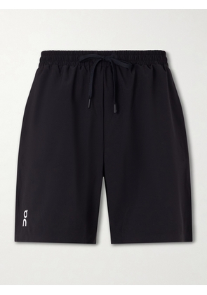 ON - Court Straight-Leg Recycled-Shell Tennis Shorts - Men - Black - S