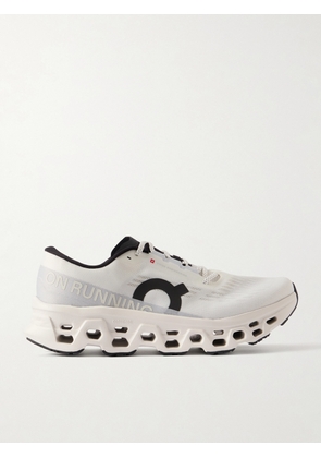 ON - Cloudmonster 3 Rubber-Trimmed Stretch-Knit Sneakers - Men - White - US Men's 7