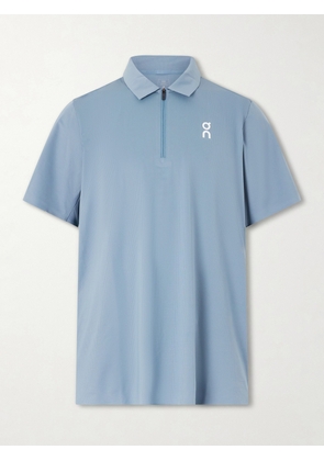 ON - Court Zip-Up Polo Shirt - Men - Blue - S