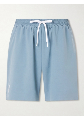 ON - Court Straight-Leg Recycled-Shell Tennis Shorts - Men - Blue - S