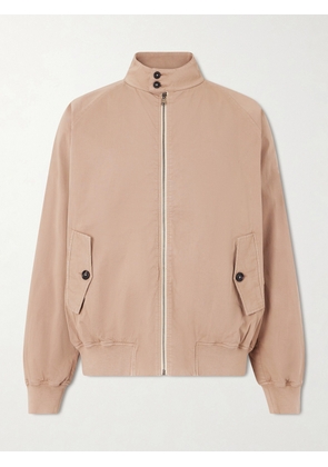 Massimo Alba - Cotton-Blend Twill Bomber Jacket - Men - Brown - S