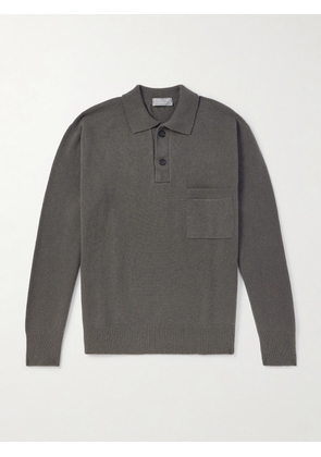 Margaret Howell - Merino Wool and Cashmere-Blend Polo Sweater - Men - Brown - S