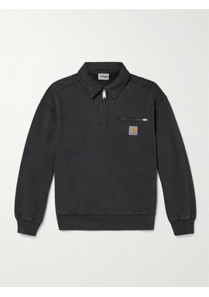Carhartt WIP - Detroit Cotton-Jersey Half-Zip Sweatshirt - Men - Black - XS