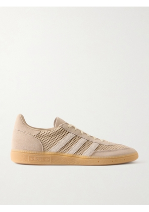 adidas Originals - Handball Spezial Suede-Trimmed Mesh Sneakers - Men - Neutrals - 6.5