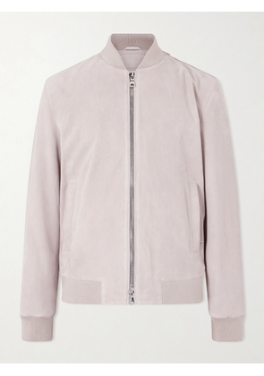 Mr P. - Suede Bomber Jacket - Men - Neutrals - XS