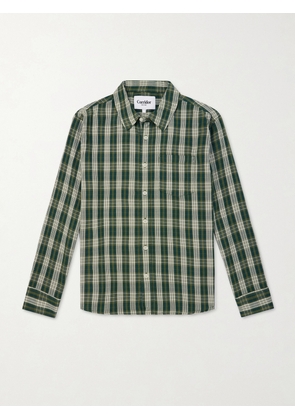 Corridor - Verdant Checked Cotton Shirt - Men - Green - S