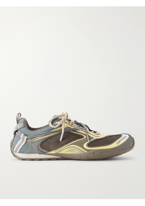 Balenciaga - Radar Gradient Lines Mesh and Rubber Sneakers - Men - Brown - EU 40