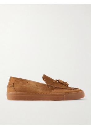 Mr P. - Tasselled Suede Boat Shoes - Men - Brown - UK 7
