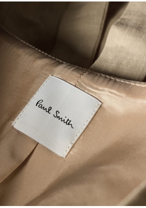 Paul Smith Women's Sand Linen Button Top White