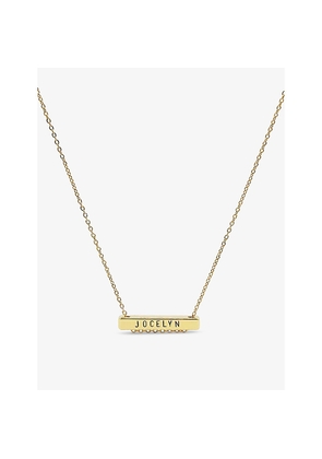 Womens Littlesmith Personalised Gold-Toned Brass Necklace