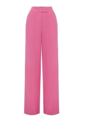 Leo Lin Elisha Tailored Wool-Blend Wide-Leg Pants - Moda Operandi