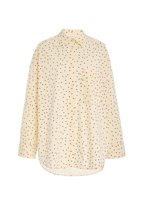 By Malene Birger Derris Polka-Dot Cotton-Voile Shirt - Moda Operandi