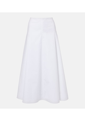 Jacquemus Triangle cotton-blend midi skirt