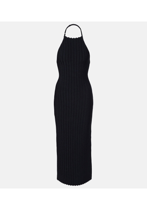 Jacquemus Tablier knitted midi dress
