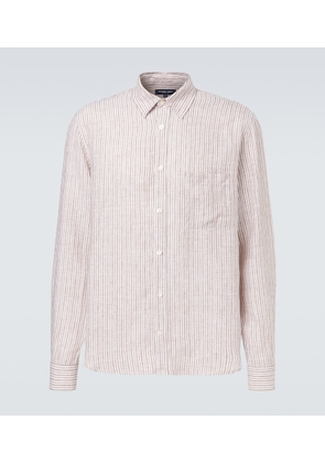 Frescobol Carioca Telles striped linen shirt
