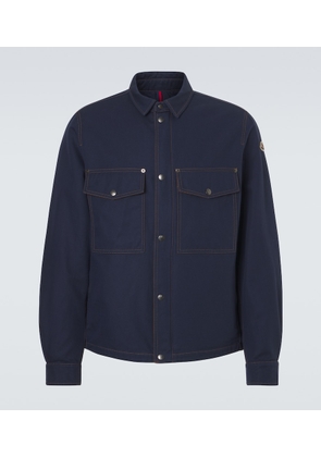Moncler Cotton and linen field jacket