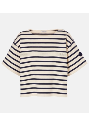 Moncler Striped cotton jersey T-shirt