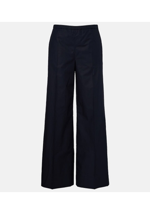 Moncler Cotton wide-leg pants