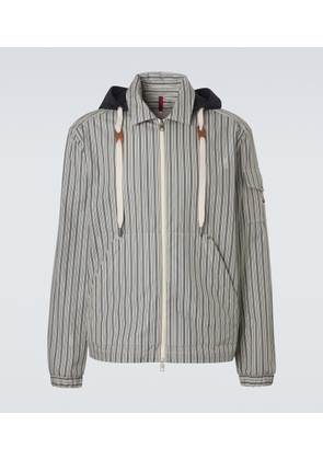 Moncler Havas striped cotton blouson jacket