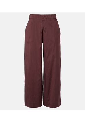 Max Mara Pece cotton-blend wide-leg pants