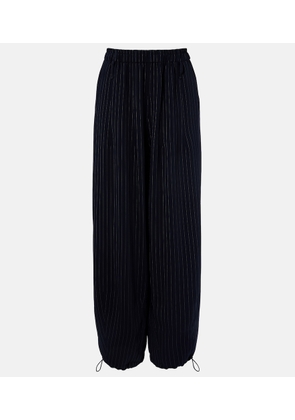 The Frankie Shop Oakdale pinstripe wide-leg pants