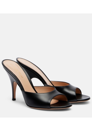 Gianvito Rossi Sofia leather mules